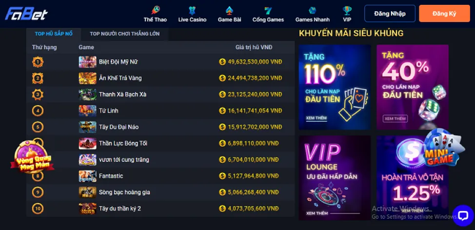 Hướng dẫn chơi bắn cá tại vin777app